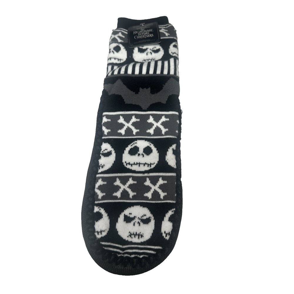 1 pair nightmare before christmas slipper socks grippers size small medium